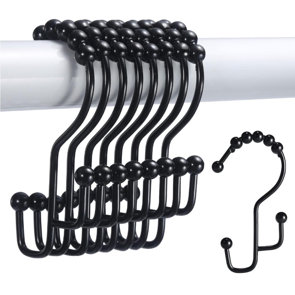 Shower Curtain Hooks 12 pack